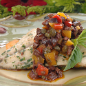 Pompano with Ratatouille